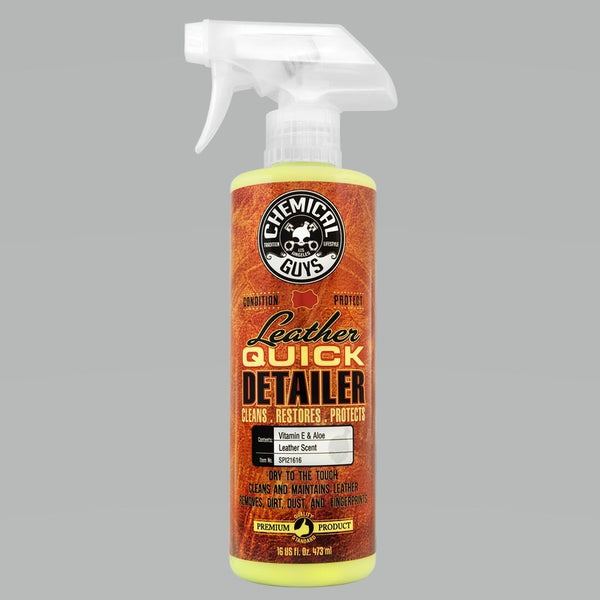 Chemical Guys Leather Quick Detailer Care Spray - Matte Finish - 16oz –  Boost Barn