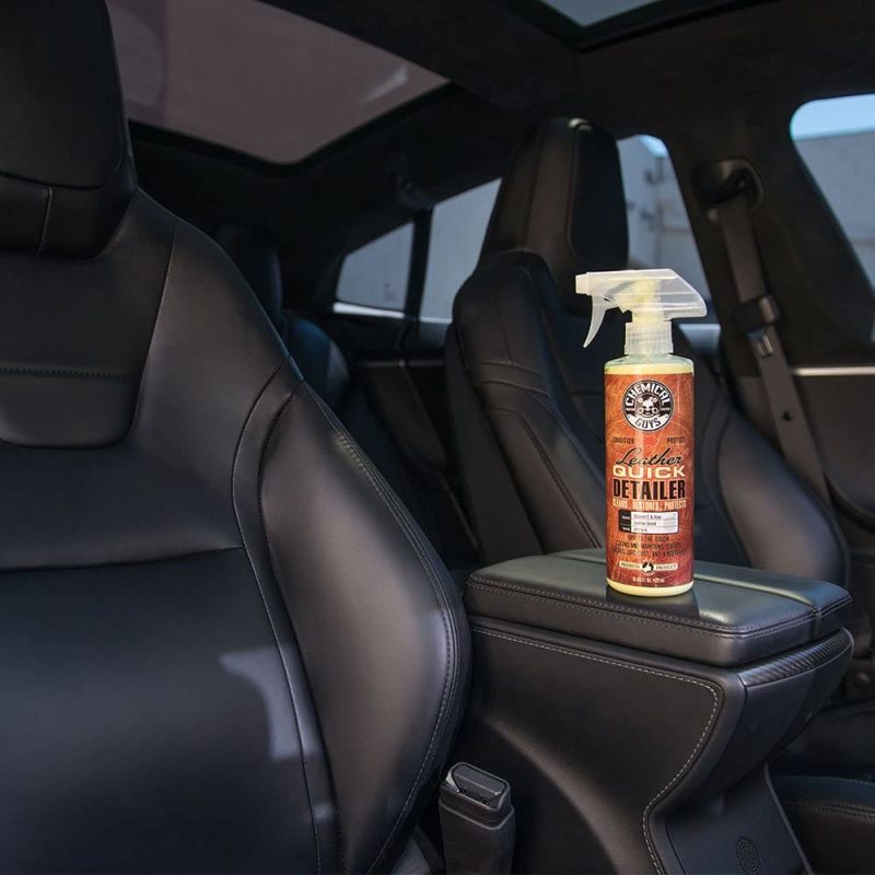 Chemical Guys Leather Serum Protectant 16oz + 2 Microfiber Towels –  Detailing Connect