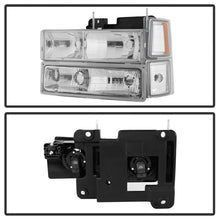 Load image into Gallery viewer, xTune Chevy Suburban 94-98 Headlights w/ Corner & Parking Lights 8pcs Chrome HD-JH-CCK88-AM-C-SET