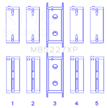 Load image into Gallery viewer, King Engine Bearings Mitsubishi 4G63/4G64 6 Bolt 1st Gen DSM Performance Main Bearing Set - Size STD