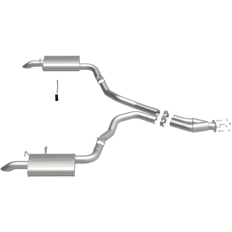 MagnaFlow 75-79 Chevy Corvette V8 5.7L Dual Split Rear Exit Stainless Cat-Back Perf Exhaust