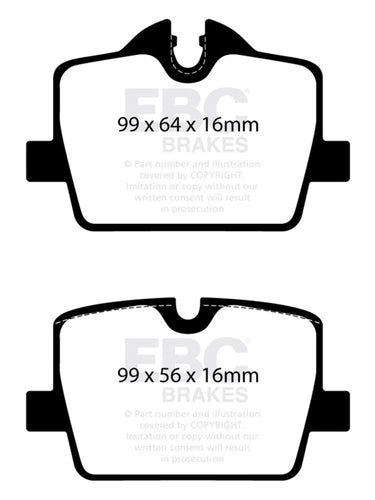 EBC 2019+ BMW Z4 G29 2.0T Bluestuff Rear Brake Pads