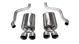 Corsa 2014-16 Axle-Back Exhaust Dual Rear Polished Outlet 2014 Cadillac CTS Vsport 3.6L V6 Automatic
