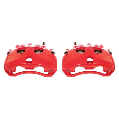 Power Stop 09-10 Dodge Ram 2500 Front Red Calipers w/Brackets - Pair