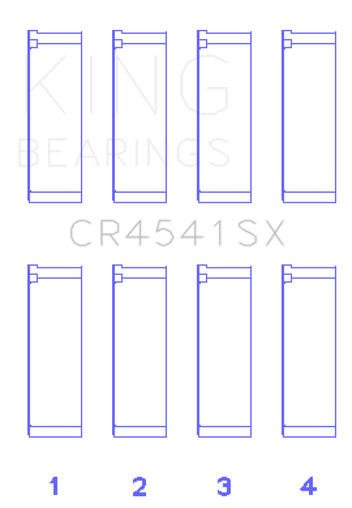 King Engine Bearings Bearings Honda F23A/F23Z/K20A3 Connecting Rod Bearing Set