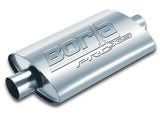 Borla Universal Pro-XS Oval 2in Inlet/Outlet Offset/Offset Notched Muffler