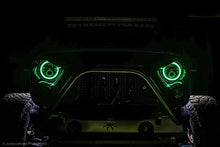 Load image into Gallery viewer, Oracle 7in High Powered LED Headlights - Black Bezel - Dynamic - Dynamic
