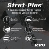 KYB Shocks & Struts Strut-Plus Front Right 14-18 Toyota Corolla