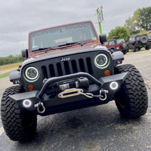 Load image into Gallery viewer, Oracle 7in High Powered LED Headlights - Black Bezel - ColorSHIFT - BC1