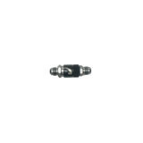 DeatschWerks 8AN Male Flare Quick Disconnect Dry Break Fitting - 2 Pieces Anodized Matte Black