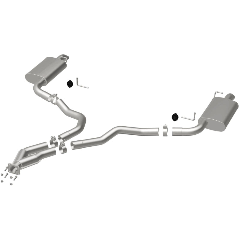 MagnaFlow 75-79 Chevy Corvette V8 5.7L Dual Split Rear Exit Stainless Cat-Back Perf Exhaust