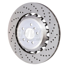 Load image into Gallery viewer, SHW 11-16 BMW M5 4.4L Right Rear Cross-Drilled Lightweight Brake Rotor (34212284104)