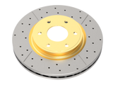 DBA 2004-2007 Toyota Prado / Lexus GX 470 Front Drilled & Slotted Street Series Rotor