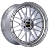 BBS LM 19x11 5x112 ET35 Diamond Silver Center Diamond Cut Lip Wheel - 82mm PFS Required