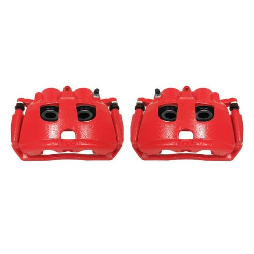 Power Stop 09-10 Dodge Ram 2500 Rear Red Calipers w/Brackets - Pair