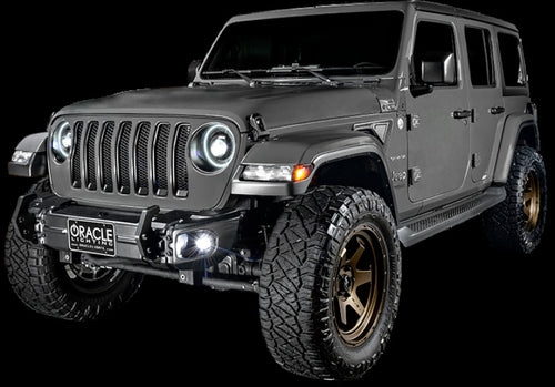Oracle Jeep Wrangler JL/JT Sport High Performance W LED Fog Lights - w/o Controller