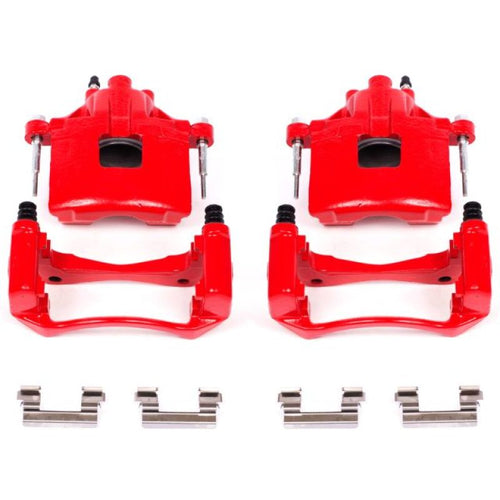 Power Stop 00-05 Buick LeSabre Front Red Calipers w/Brackets - Pair