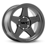 Mickey Thompson Open 5 Black Wheel - 17X9 6X5.5 BP 4.53in BS -12 Offset 108.1mm Bore