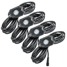 Load image into Gallery viewer, Oracle Bluetooth + RF Underbody Rock Light Kit - 4 PCS - ColorSHIFT