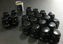 Load image into Gallery viewer, Project Kics 16 LUGS + 4 LOCKS Black Bullock And Nut Set - 12X1.25