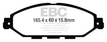 Load image into Gallery viewer, EBC 12-13 Infiniti JX35 3.5 Yellowstuff Front Brake Pads