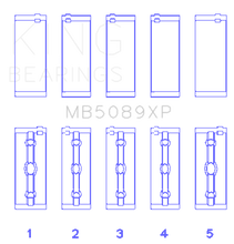 Load image into Gallery viewer, King Engine Bearings Toyota 1RZ/2RZ/3RZ Crankshaft Main Bearing Set (Set of 5)