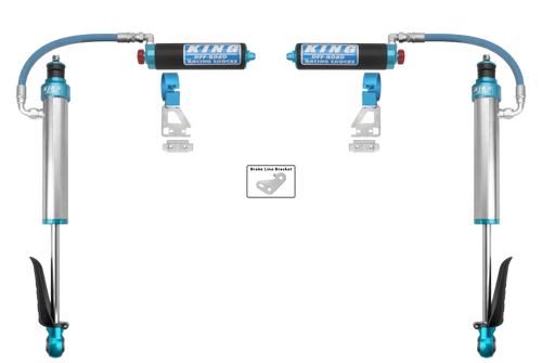 King Shocks 2024+ Toyota Tacoma 2.5 Dia Remote Reservoir Shock w/Adjuster (Pair) - Rear