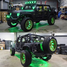 Load image into Gallery viewer, Oracle 7in High Powered LED Headlights - Black Bezel - Dynamic - Dynamic