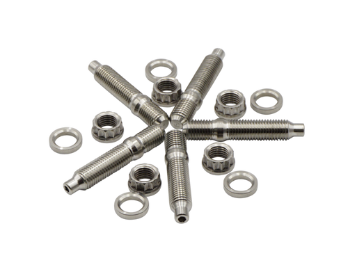 BLOX Racing Stainless Steel Exhaust Manifold Studs 5-Piece Set - M10x1.25 55mm