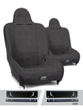 PRP 97-02 Jeep Wrangler TJ Premier High Back Suspension Seats Kit (Pair) - Gray