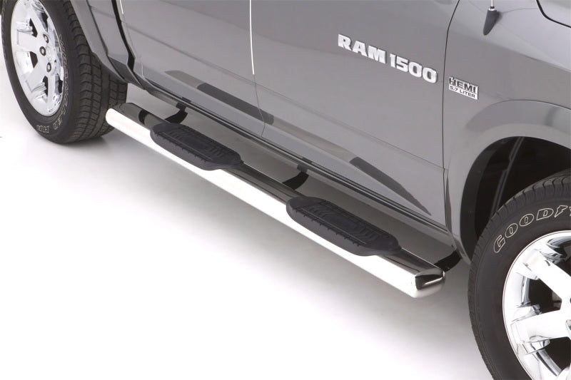 Lund 10-17 Dodge Ram 2500 Crew Cab 6in. Oval Straight SS Nerf Bars - Polished