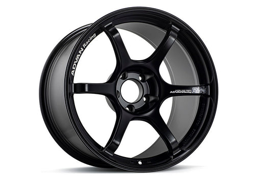Advan RG-4 18x9 +35 5x114.3 Semi Gloss Black Wheel
