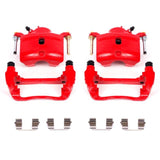Power Stop 13-15 Acura ILX Front Red Calipers w/Brackets - Pair