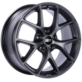 BBS SR 17x7.5 5x112 ET45 Satin Grey Wheel -82mm PFS/Clip Required