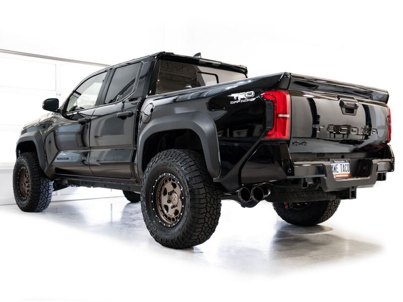 AWE Exhaust for 4th Gen Toyota Tacoma Dual Diamond Black Tips