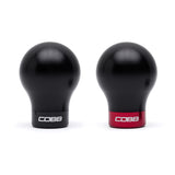 Cobb Mazda 6-Speed Weighted COBB Shift Knob - Black (Incl. Both Red + Blk Collars)
