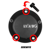 Load image into Gallery viewer, Konig Cap Screw (Black) For CAPFFB - Flow Formed (Single)