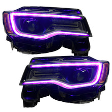 Load image into Gallery viewer, Oracle 1421 Jeep Grand Cherokee Dynamic Headlight DRL Upgrade Kit  ColorSHIFT Dynamic