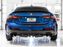 Load image into Gallery viewer, AWE Tuning 2019+ BMW M340i (G20) Track Edition Exhaust - Quad Diamond Black Tips