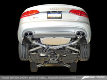 Load image into Gallery viewer, AWE Tuning Audi B8.5 S4 3.0T Track Edition Exhaust - Chrome Silver Tips (102mm)