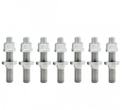 BLOX Racing SUS303 Stainless Steel Exhaust Manifold Stud Kit M8 x 1.25mm 45mm in Length - 9-piece