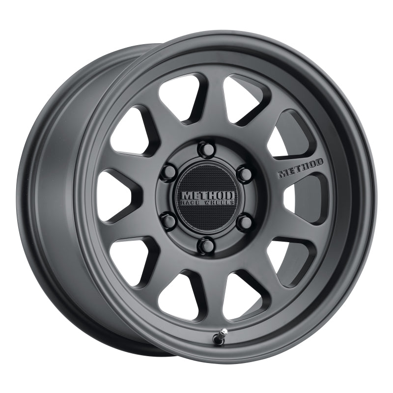 Method MR316 17x8.5 0mm Offset 6x5.5 106.25mm CB Matte Black Wheel