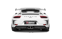 Load image into Gallery viewer, Akrapovic 2018 Porsche 911 GT3 (991.2) Slip-On Race Line (Titanium) w/Titanium Tail Pipe Set