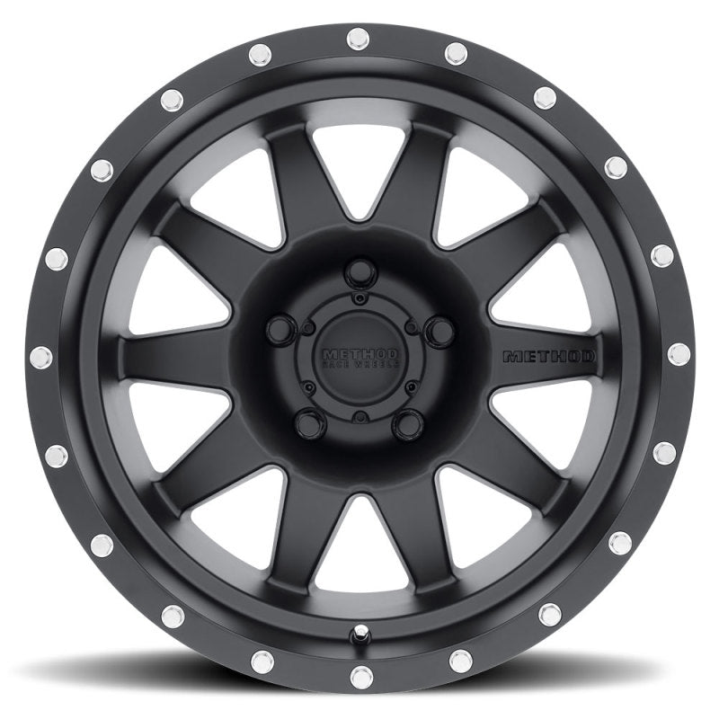 Method MR301 The Standard 15x7 -6mm Offset 5x4.5 83mm CB Matte Black Wheel