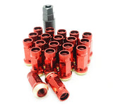 Wheel Mate Muteki SR45R Lug Nut Kit Lock Set 12x1.5 45mm - Red