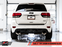 Load image into Gallery viewer, AWE Tuning 2020 Jeep Grand Cherokee SRT Touring Edition Exhaust - Diamond Black Tips