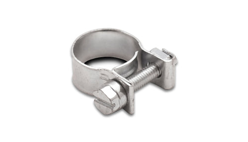 Vibrant Fuel Injector Style Mini Hose Clamps 14-16mm clamping range Pk of 10 Zinc Plated Mild Steel