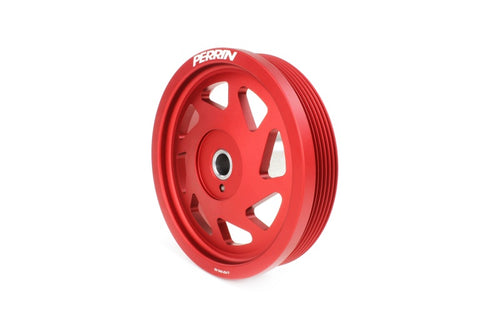 PERRIN 19-21 Subaru WRX / 16-18 Forester / 15-19 Legacy Lightweight Crank Pulley - Red