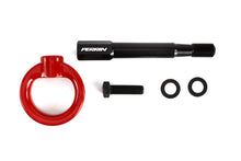 Load image into Gallery viewer, PERRIN 22-26 Subaru WRX / 18-23 Crosstrek Tow Hook Kit (Rear) - Red