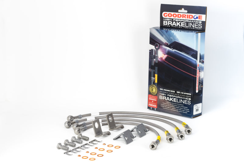 Goodridge 06-13 Chevrolet Corvette Z06/ZR1/Grand Sport Stainless Steel Brake Line Kit